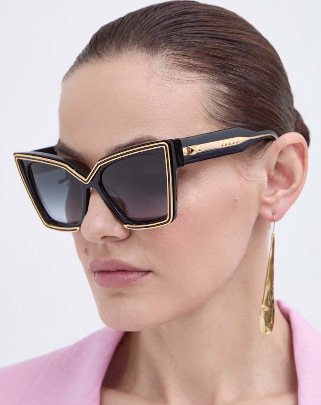 Valentino V-GRACE-BLK - GLD Sunglasses eyewear