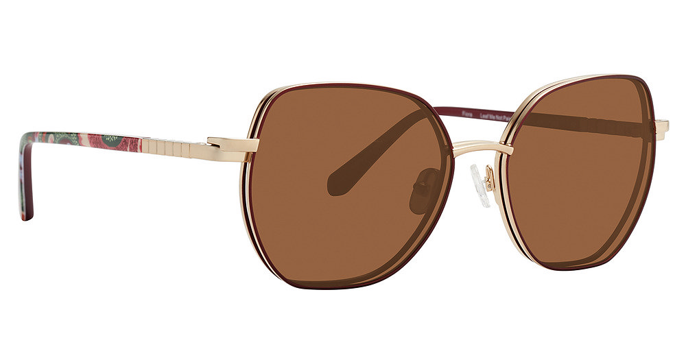Vera Bradley FIORA-CLIP ONLY-BURGUNDY Sunglasses eyewear
