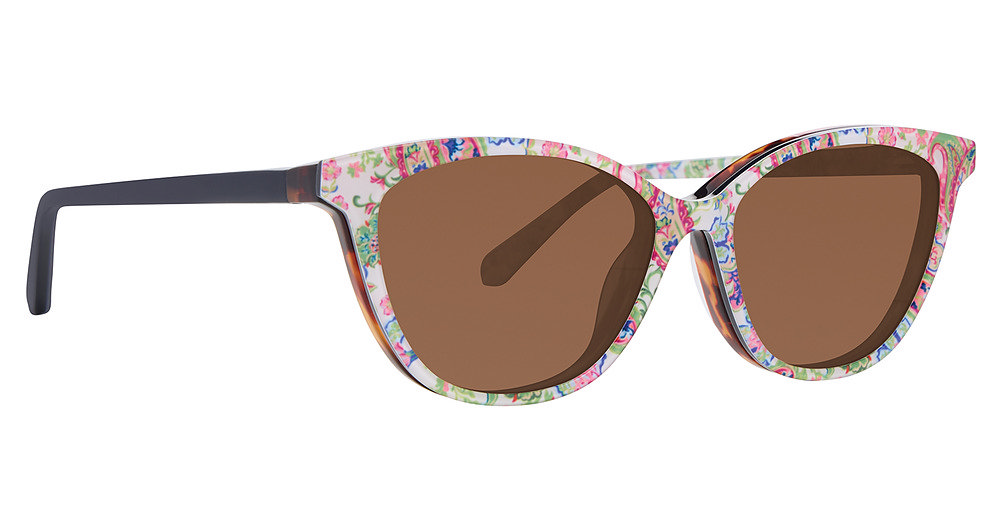 Vera Bradley CIARA-CLIP ONLY-VIBRANT-PAISLEY Sunglasses eyewear