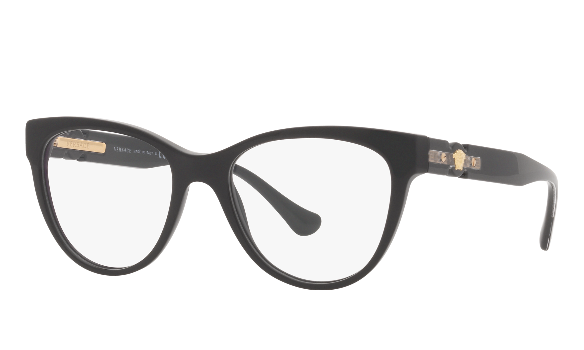 Versace 0VE3304-BLACK-GB1-53 Eyeglasses eyewear