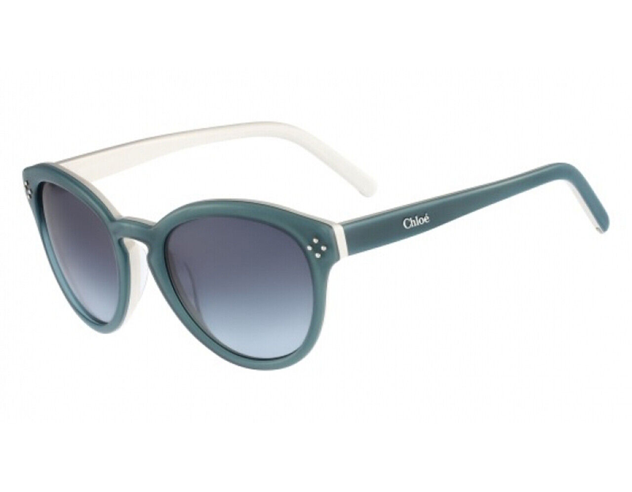 НОВЫЕ солнцезащитные очки с градиентом Chloe CE630S 442 Aqua White / Gray