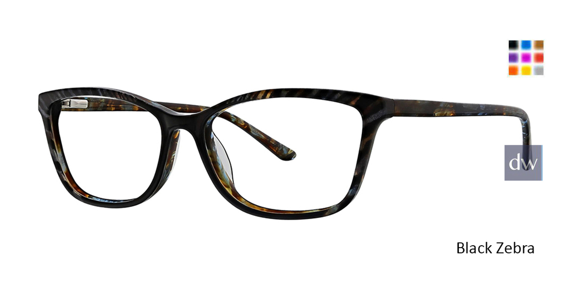 НОВЫЕ очки Xoxo XOXO-ТРИЕСТ-ЧЕРНЫЕ-ZEBRA Black Zebra Eyeglasses