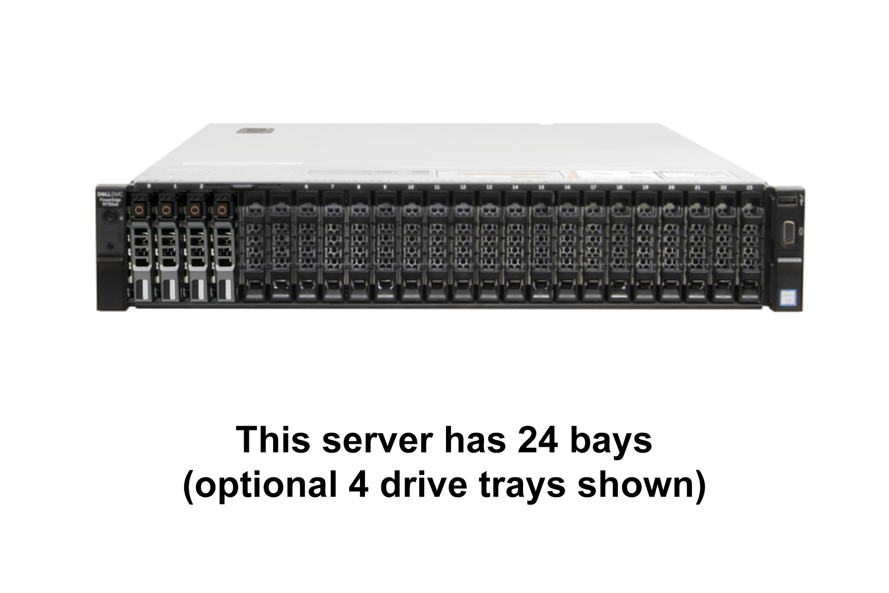 Dell PowerEdge R730XD 2U Server | 2x E5-2620 V4 16 Cores / 32GB RAM / H330 / 2 Trays | Fully Tested