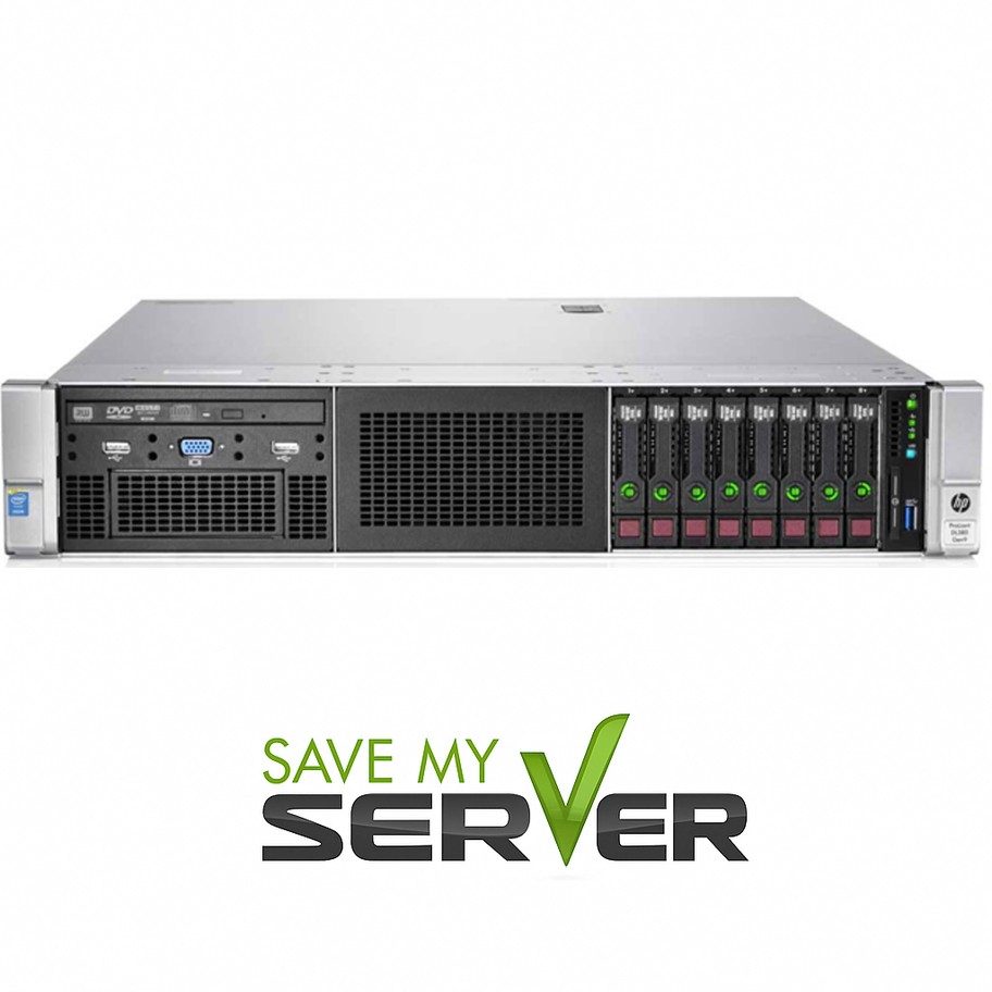 Serveur HP Proliant DL380 G9 - 2x Xeon E5-2680 V4, 64GB RAM, Rails - Renewed