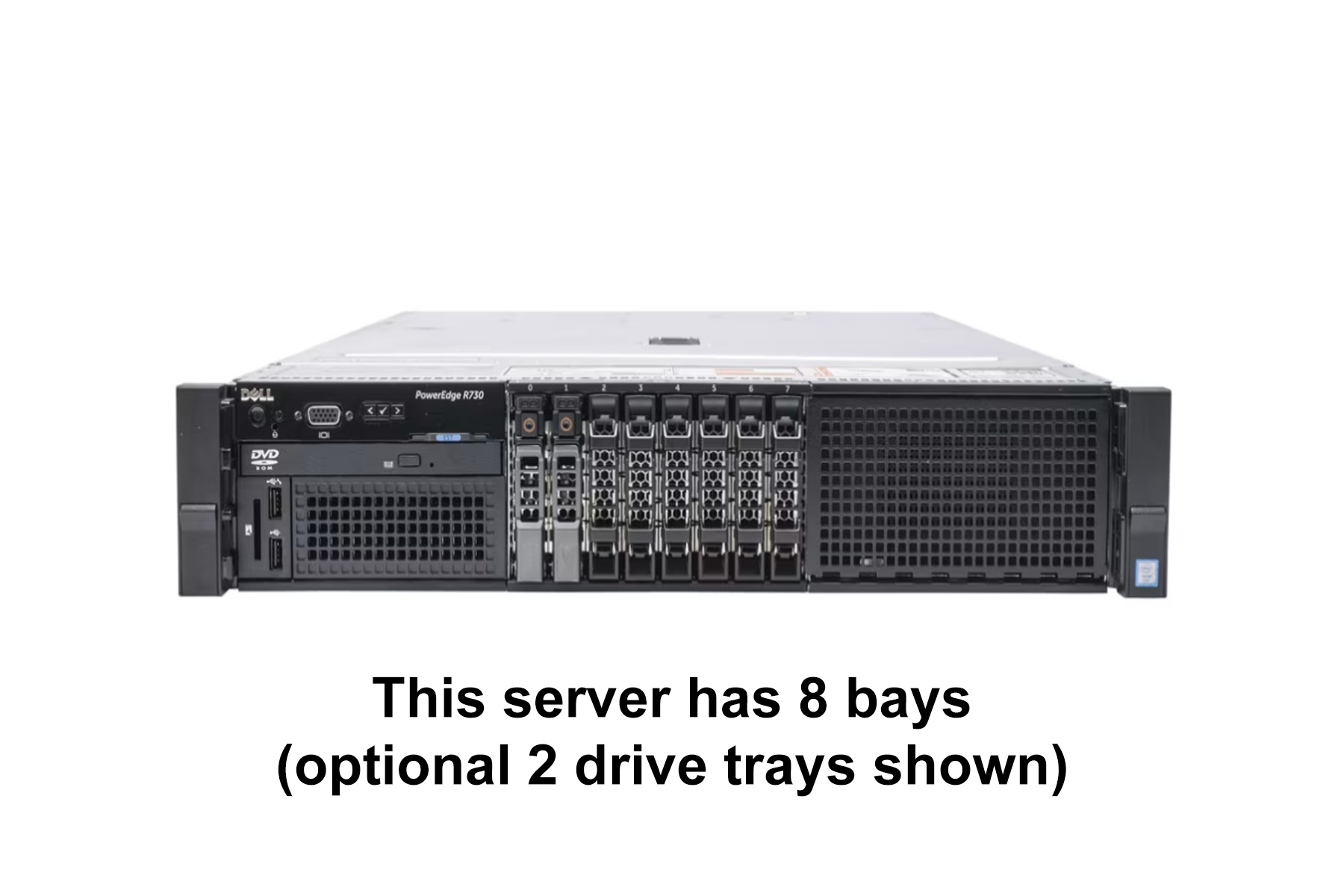 Dell PowerEdge R730 Server 2x E5-2620 V4 =16 Cores | H730 | 64GB