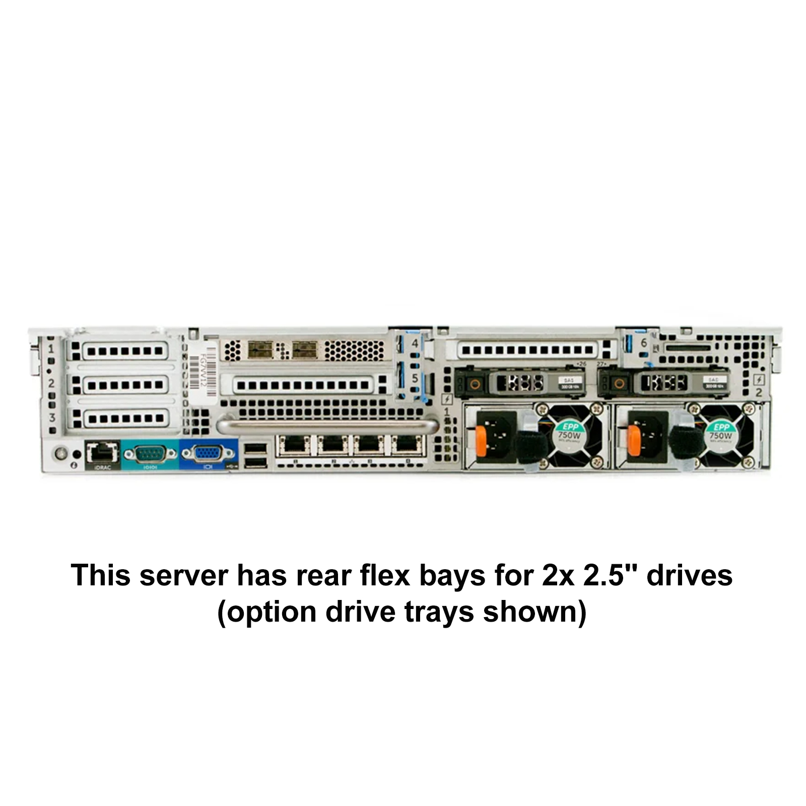 Dell PowerEdge R730XD Server 2x E5-2620 V4 = 16 Cores H730 64GB
