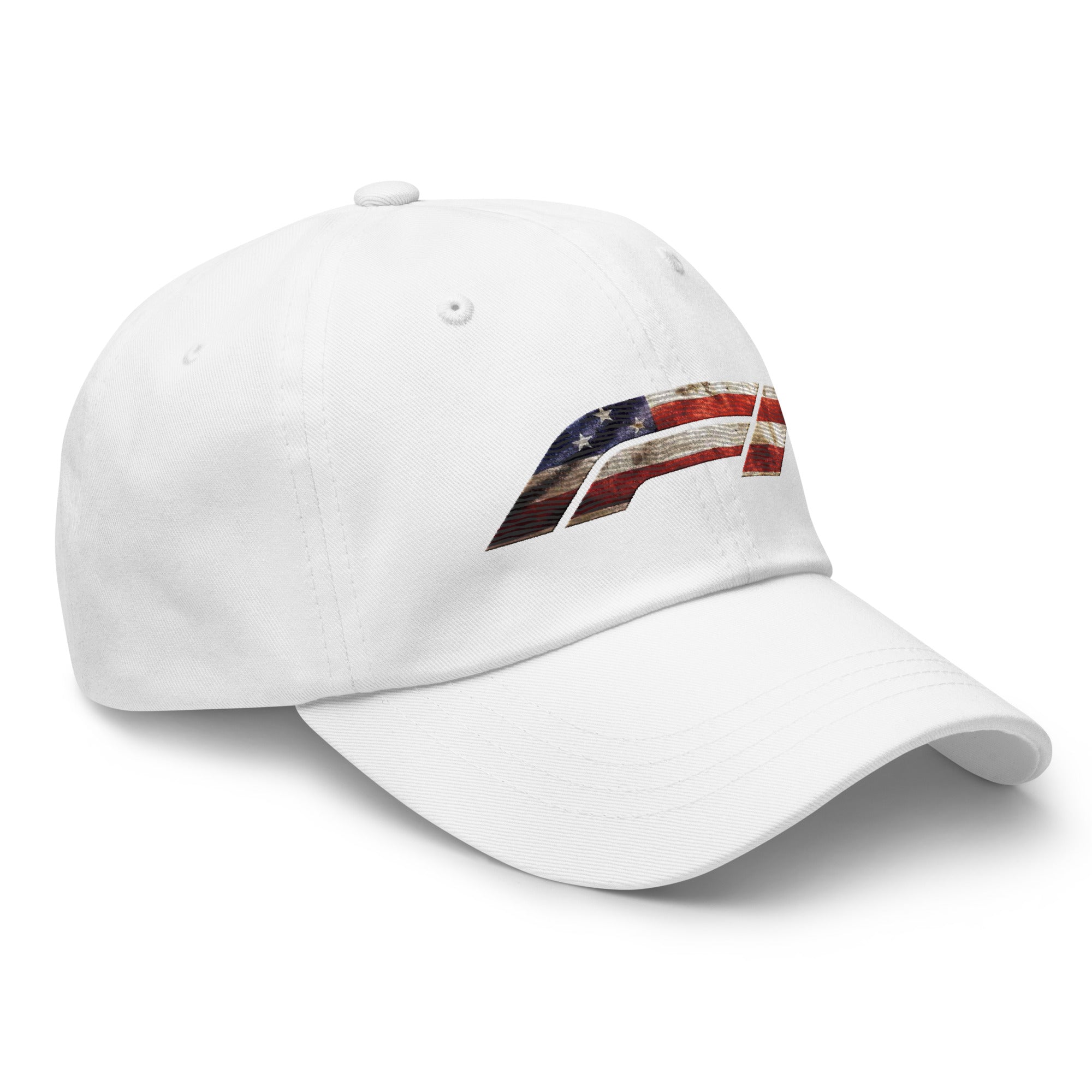 Embroidered American Flag Formula 1 Dad Hat - Picture 12 of 12
