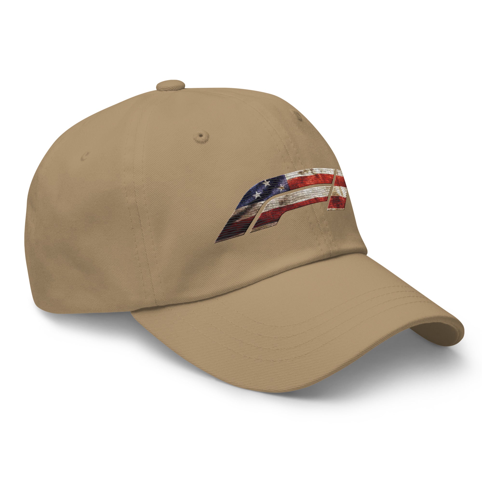 Embroidered American Flag Formula 1 Dad Hat - Picture 9 of 12