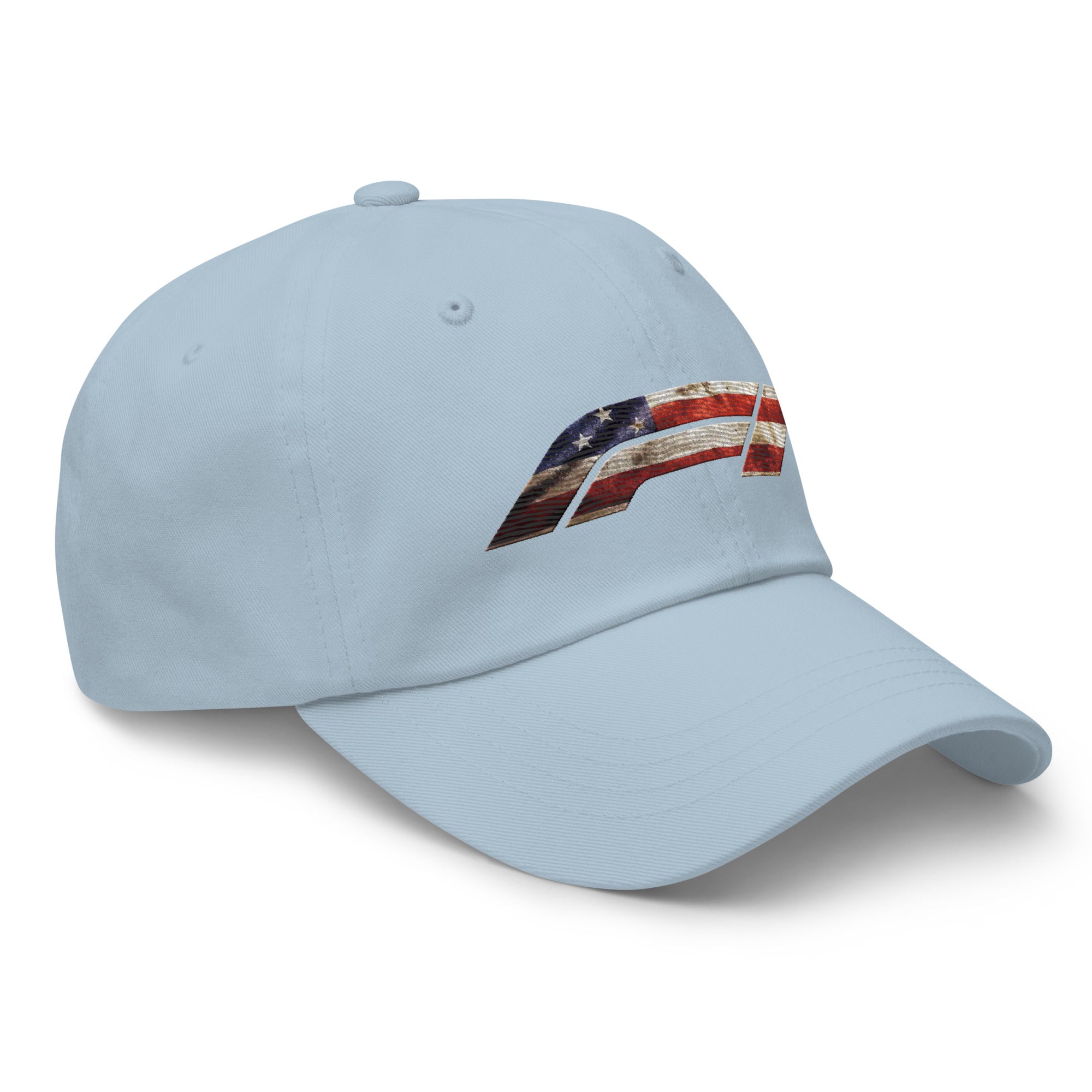 Embroidered American Flag Formula 1 Dad Hat - Picture 11 of 12