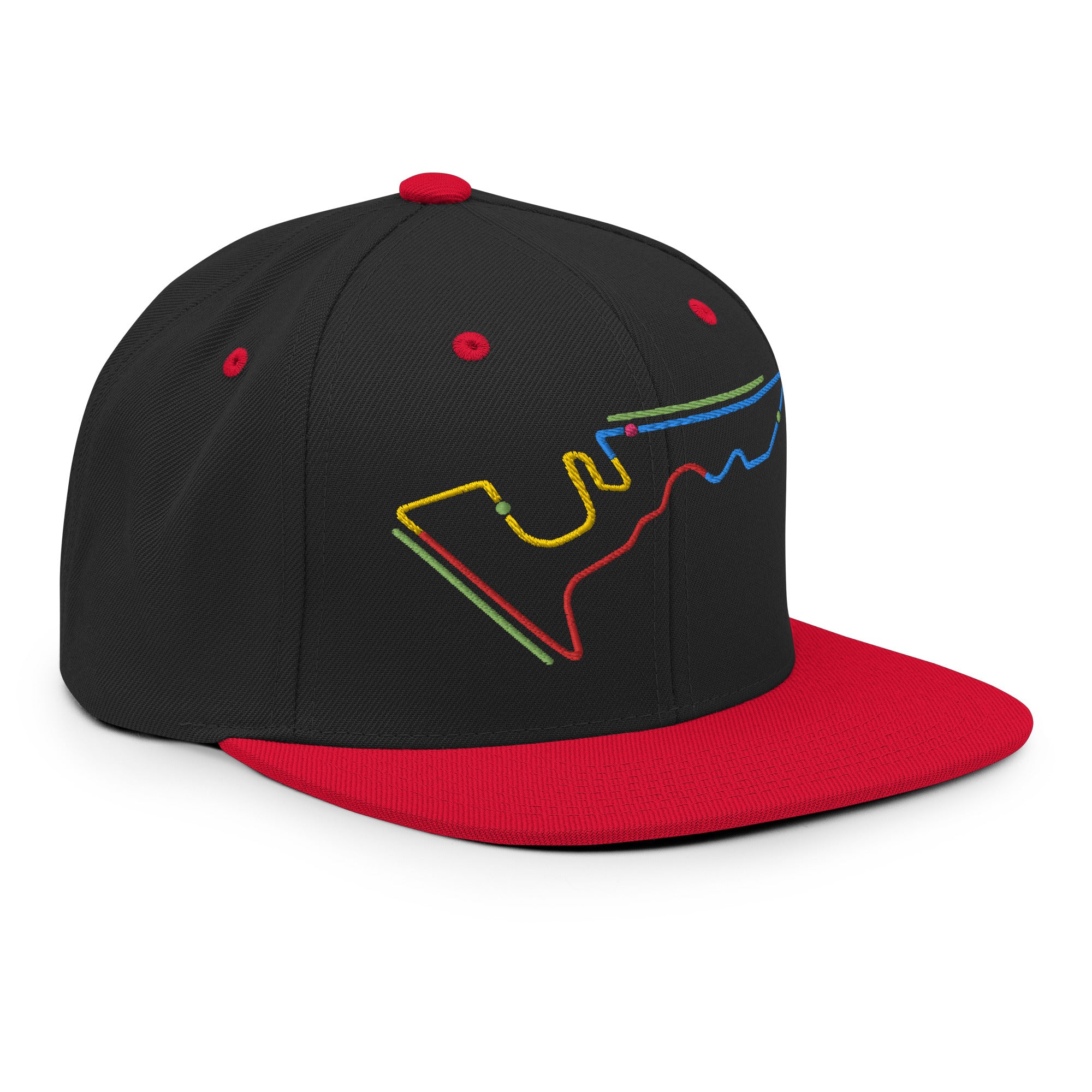 COTA Circuit Sectors with DRS Zones F1 Embroidered Flat Bill Cap - Picture 5 of 21