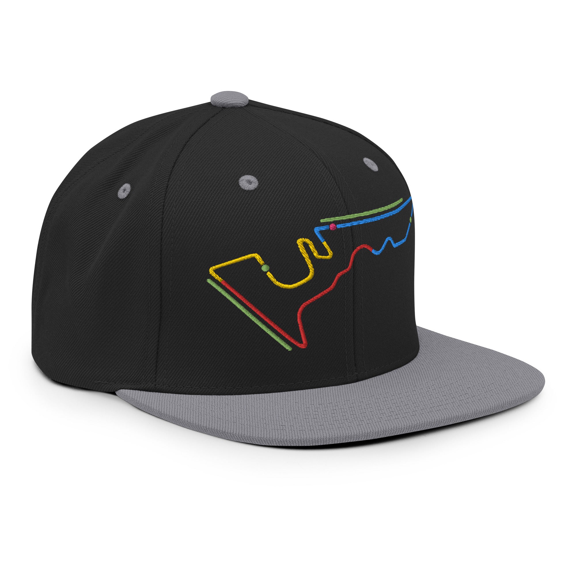 COTA Circuit Sectors with DRS Zones F1 Embroidered Flat Bill Cap - Picture 8 of 21