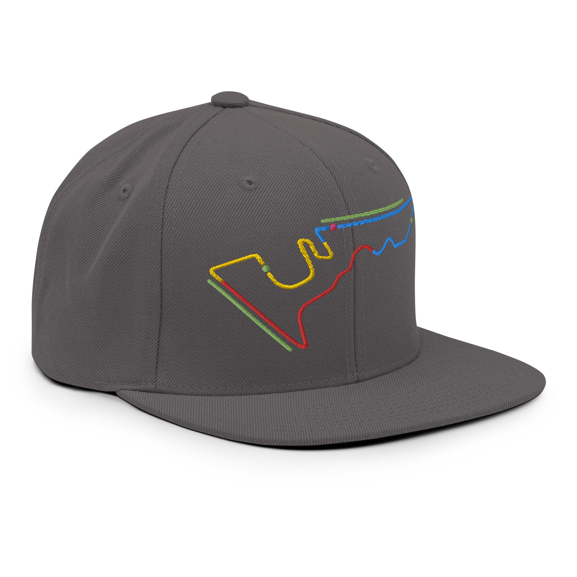 COTA Circuit Sectors with DRS Zones F1 Embroidered Flat Bill Cap - Picture 15 of 21