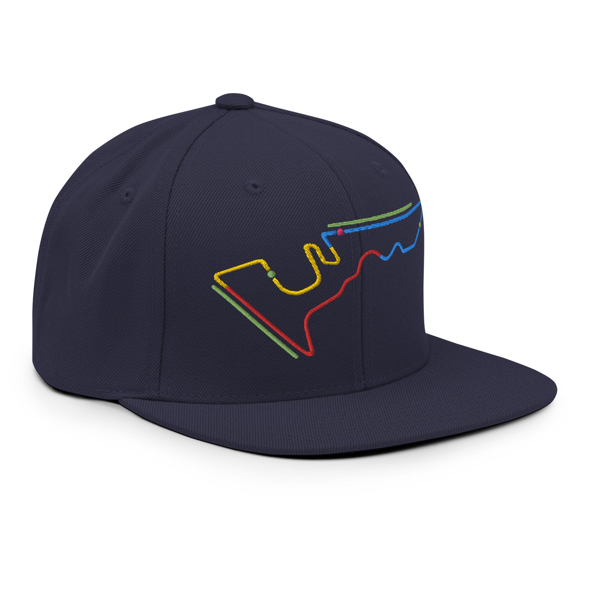 COTA Circuit Sectors with DRS Zones F1 Embroidered Flat Bill Cap - Picture 11 of 21