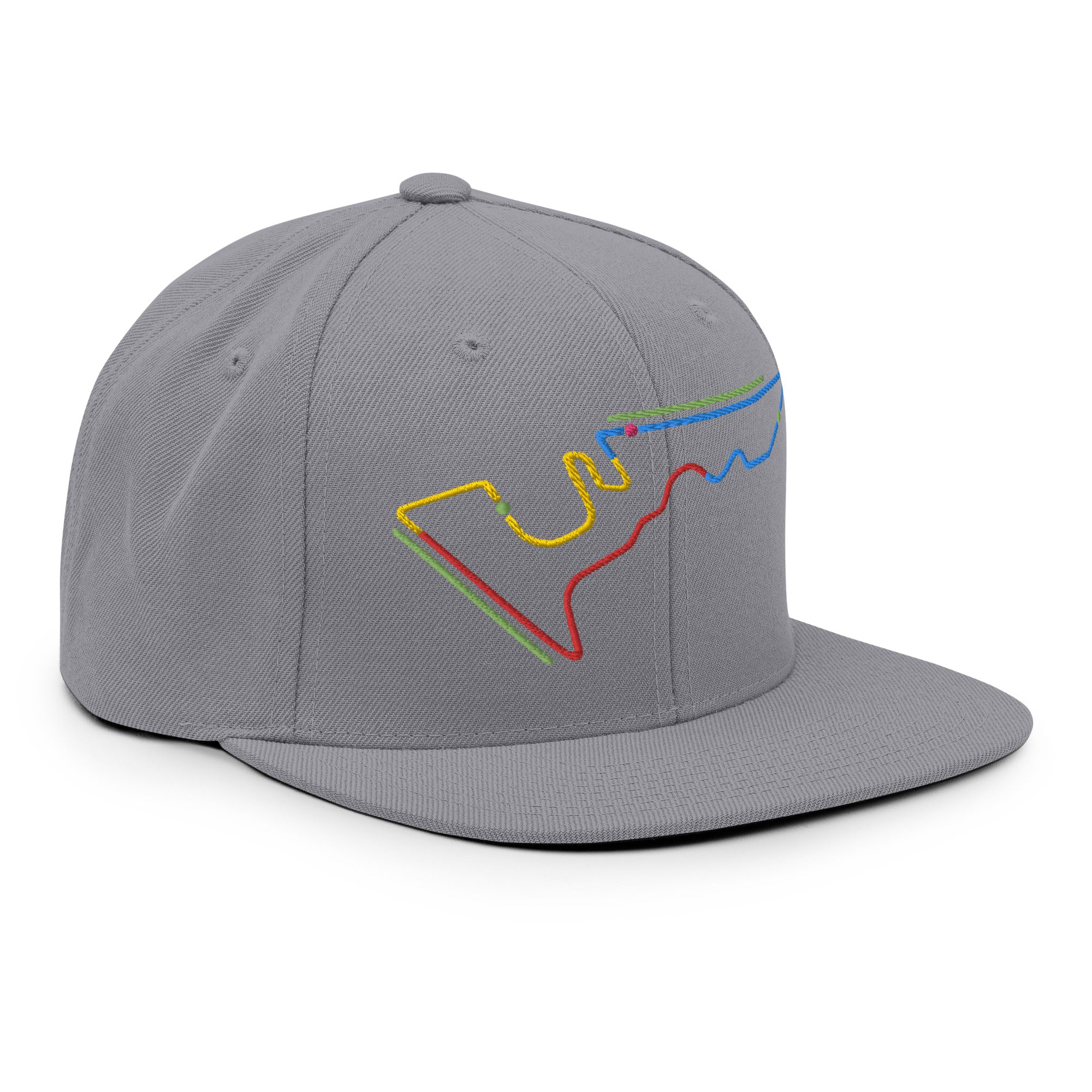 COTA Circuit Sectors with DRS Zones F1 Embroidered Flat Bill Cap - Picture 16 of 21