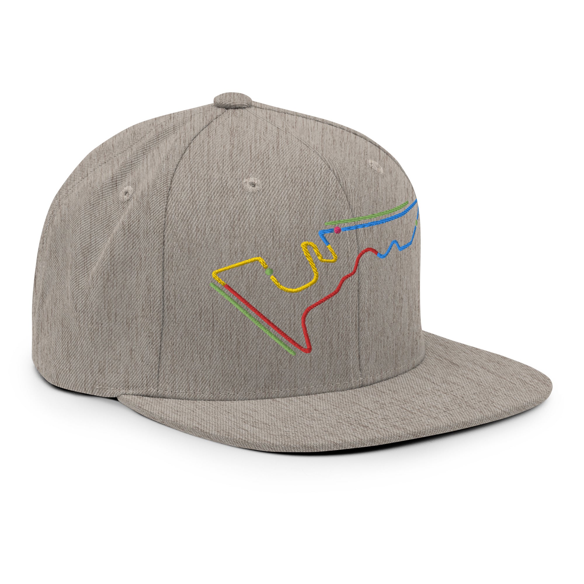COTA Circuit Sectors with DRS Zones F1 Embroidered Flat Bill Cap - Picture 20 of 21