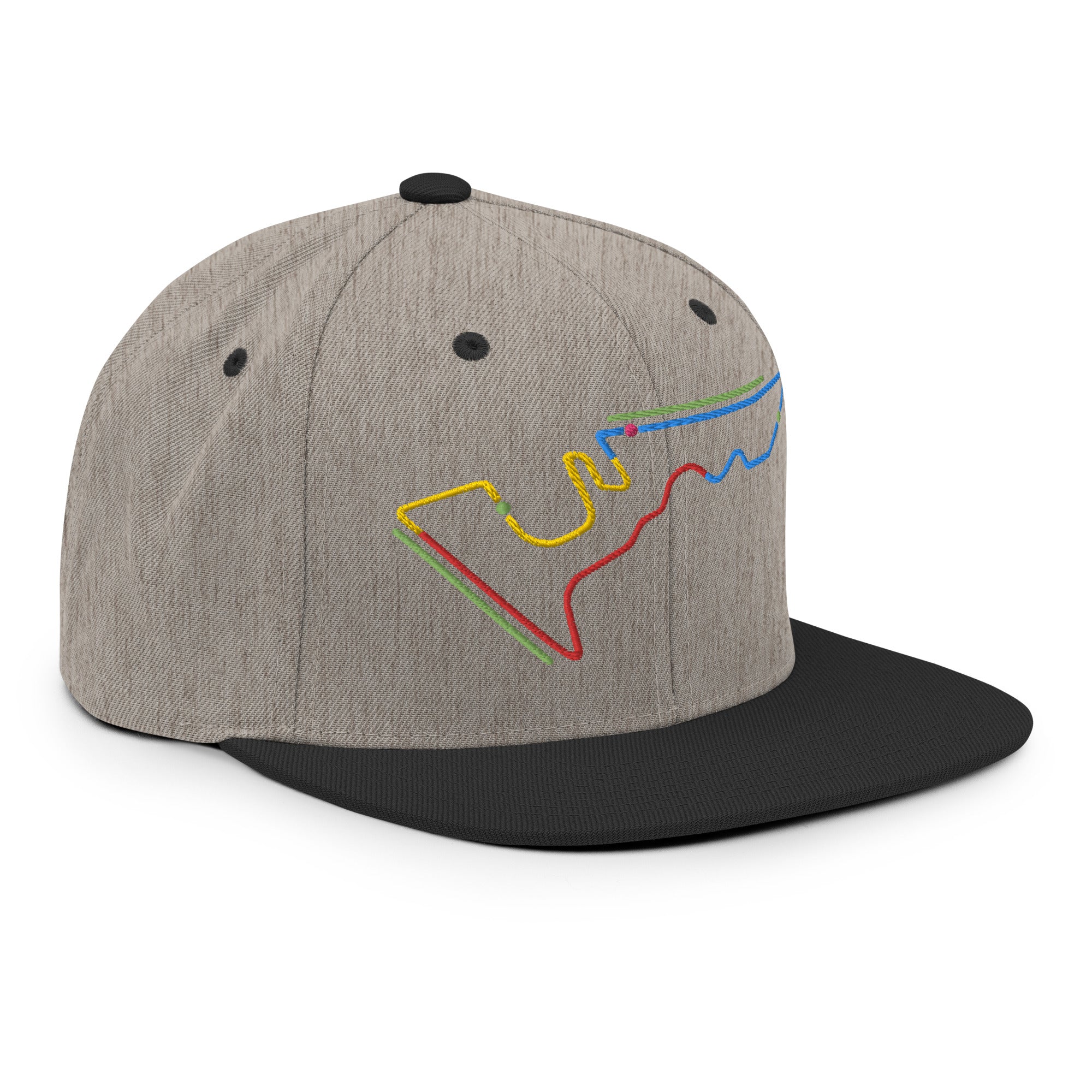 COTA Circuit Sectors with DRS Zones F1 Embroidered Flat Bill Cap - Picture 17 of 21