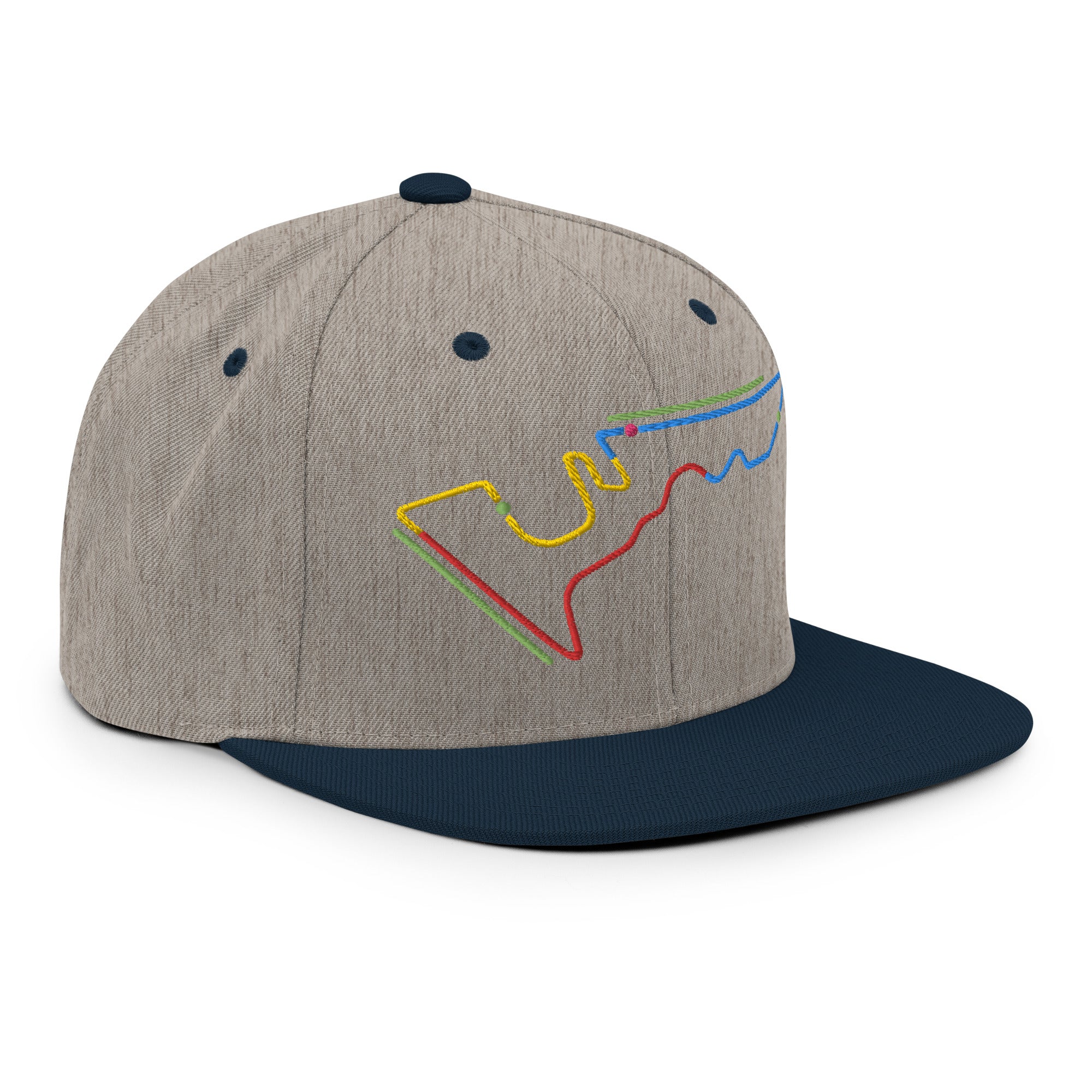 COTA Circuit Sectors with DRS Zones F1 Embroidered Flat Bill Cap - Picture 18 of 21