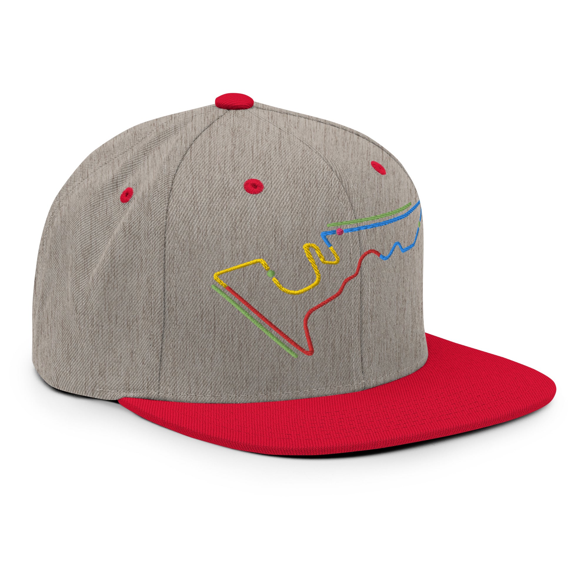 COTA Circuit Sectors with DRS Zones F1 Embroidered Flat Bill Cap - Picture 19 of 21