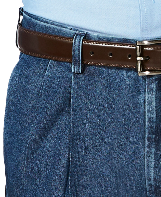 Haggar Men's Stretch Denim Classic-Fit 