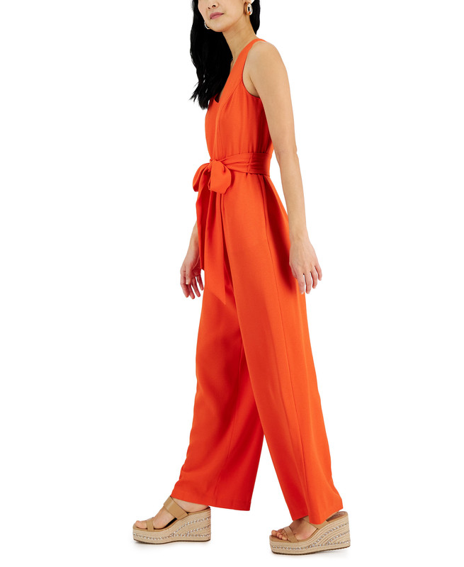 I.N.C. International Concepts Women's Sleeveless V-Neck Jumpsuit - Picture 17 of 18
