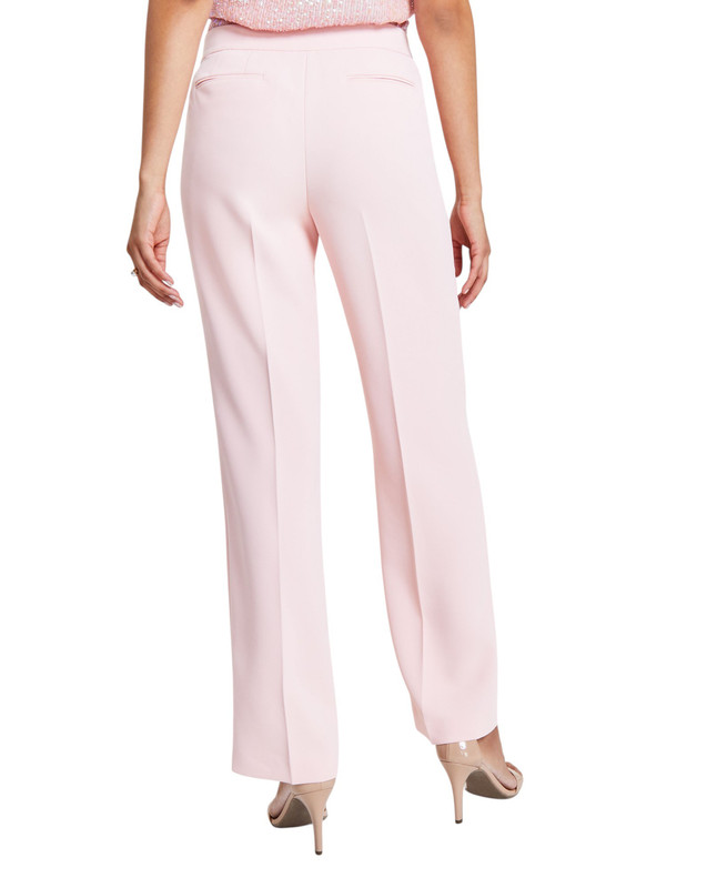 Pantalones al tobillo Anne Klein lisos de tiro medio para mujer - Imagen 13 de 15