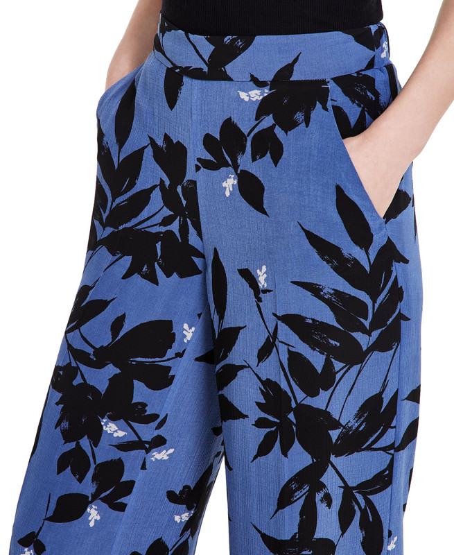 Anne Klein Women's Printed Wide-Leg Pull-On Pants - Picture 8 of 10