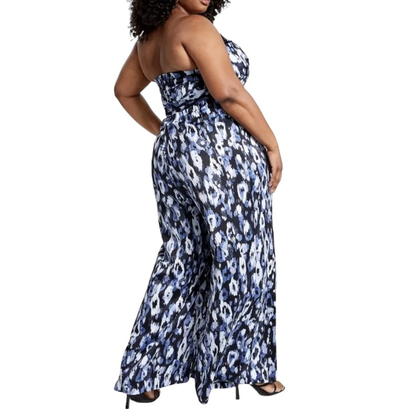 Nina Parker Women's Trendy Plus Strapless Jumpsuit - Picture 6 of 12
