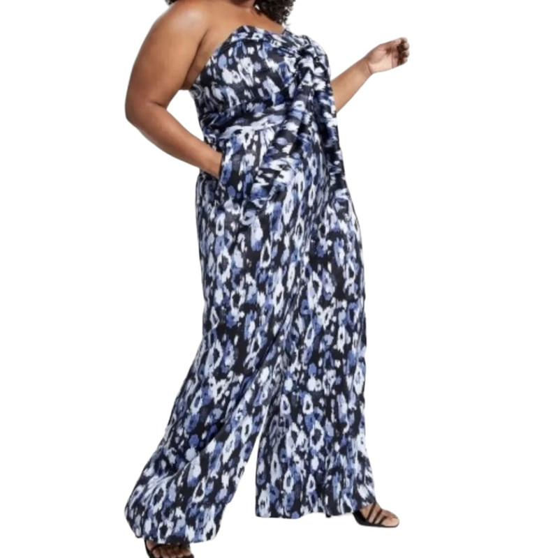 Nina Parker Women's Trendy Plus Strapless Jumpsuit - Picture 7 of 12