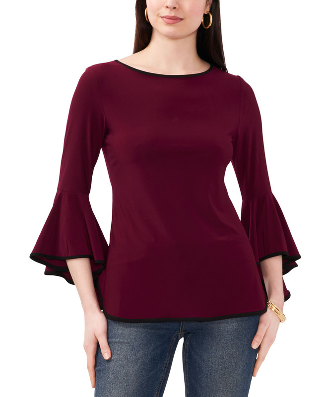 Sam and Jess Women's Bell-Sleeve Top - Picture 7 of 8