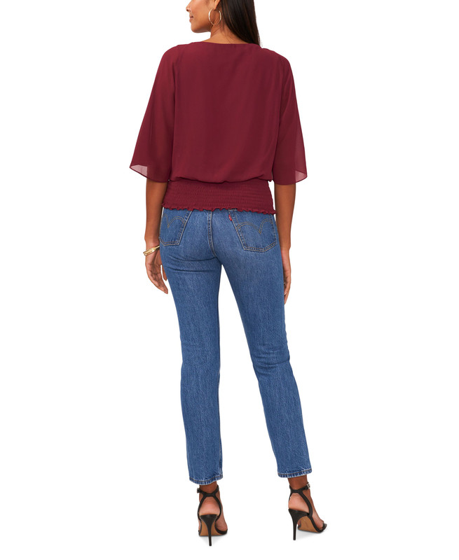 Sam and Jess Damen Top mit gesmokter Taille - Bild 8 von 8