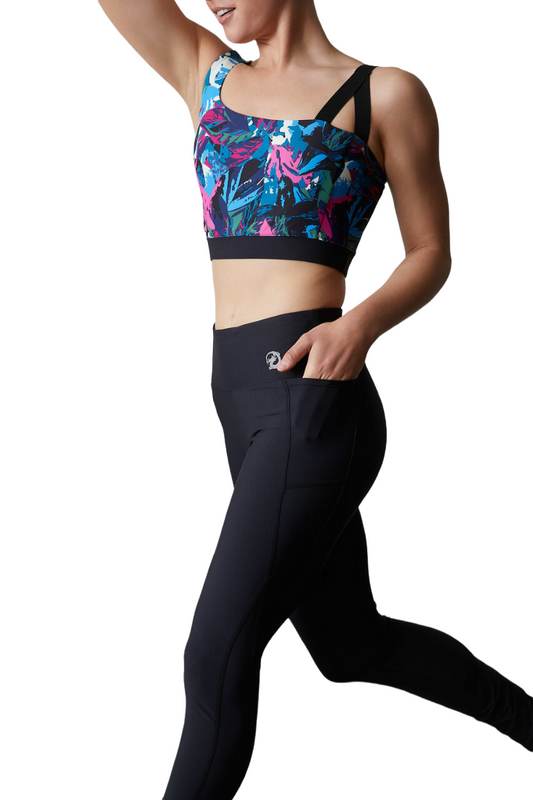 Camisa torso para mujer Josie Natori solsticio activo recortada asimétrica - Imagen 13 de 22