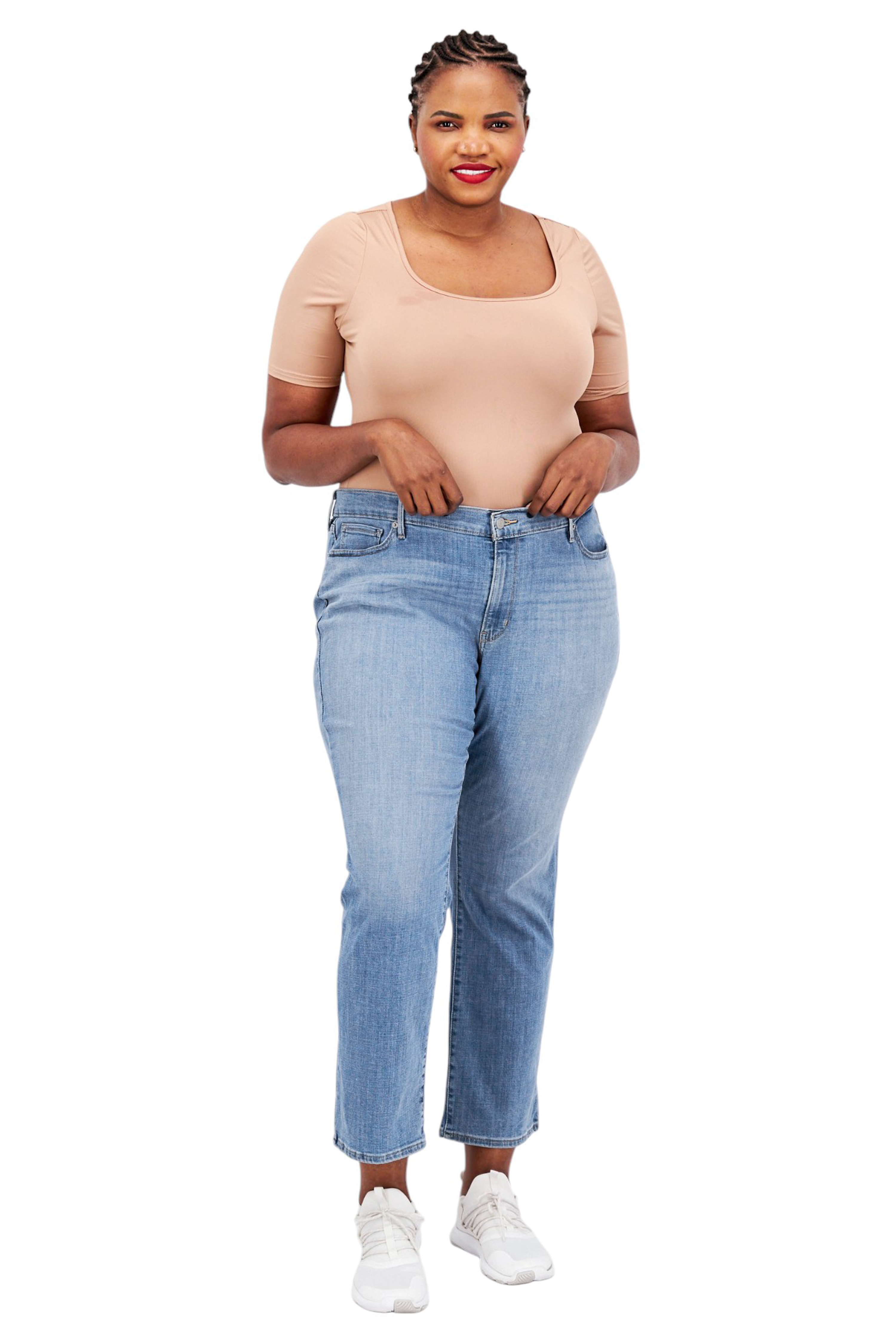 Levi's Women's Trendy Plus Classic Straight-Leg Jeans - Picture 13 of 17