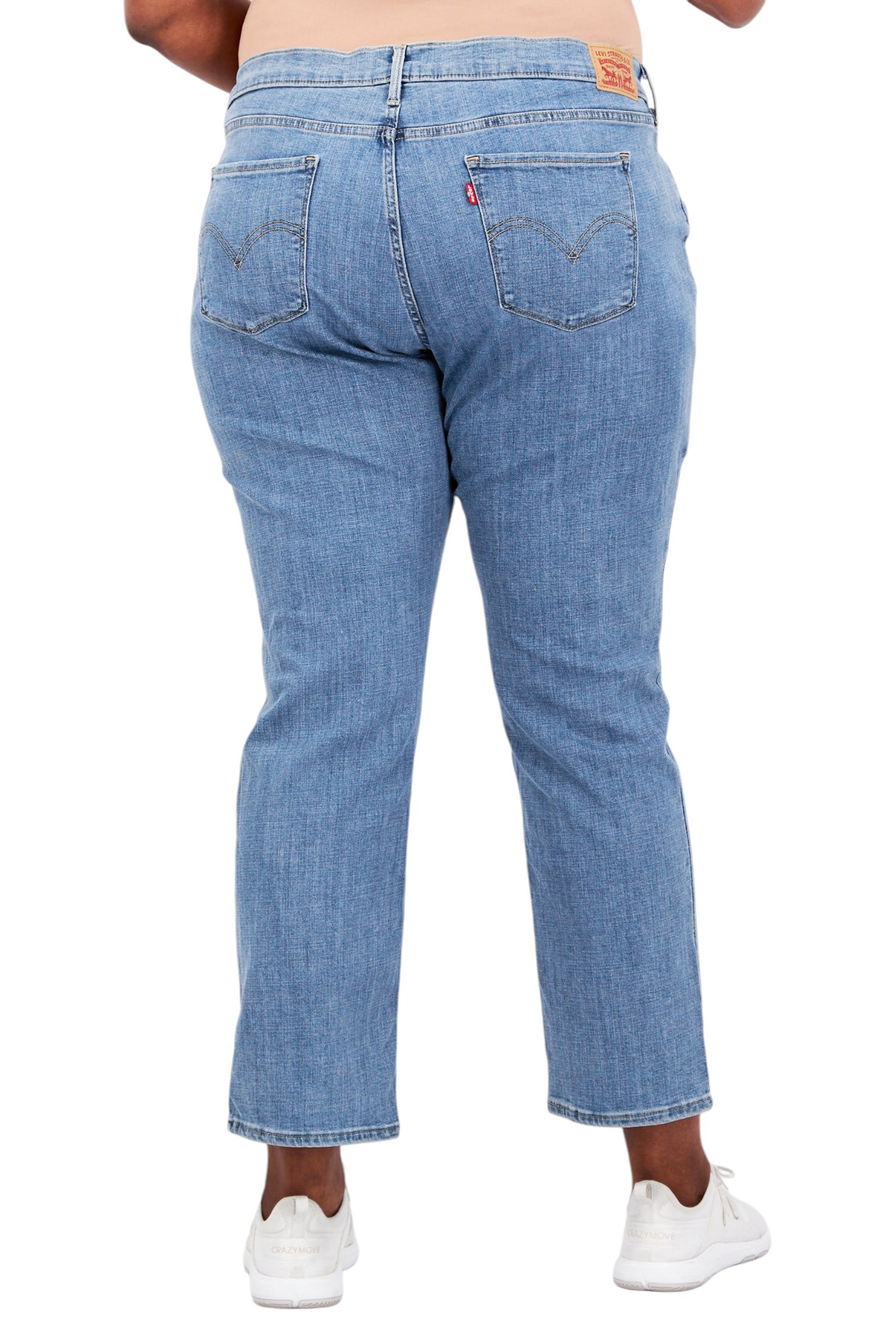 Levi's Women's Trendy Plus Classic Straight-Leg Jeans - Picture 9 of 17