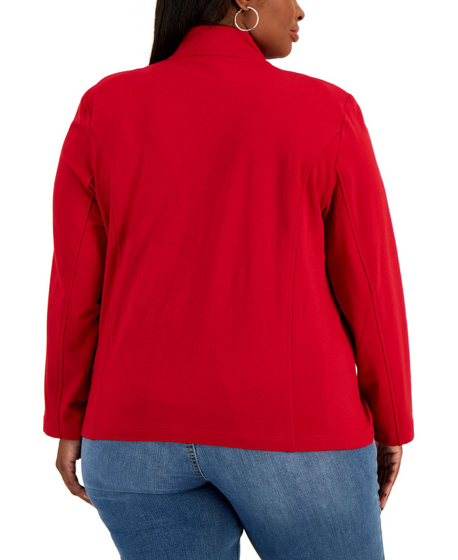 Chaqueta Tommy Hilfiger para mujer talla grande banda militar - Imagen 5 de 9