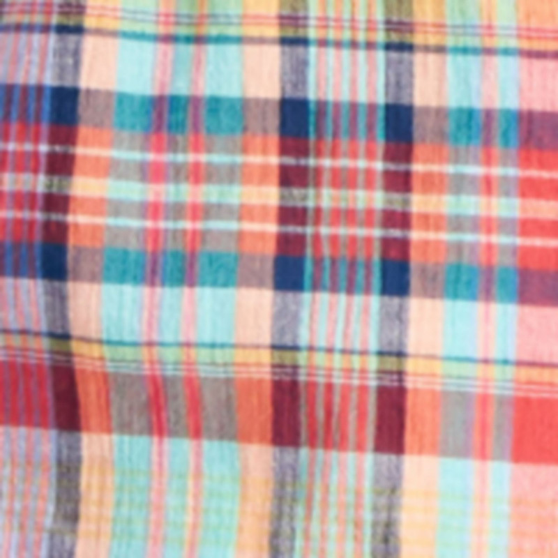 Pantalones cortos Tommy Hilfiger de algodón a cuadros preppy para mujer - Imagen 8 de 8