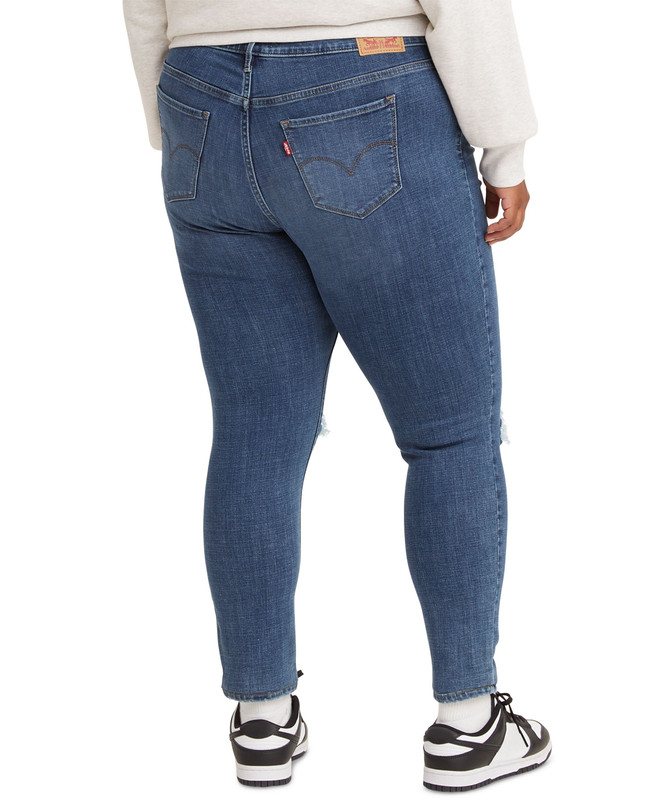 Levi's Women's Trendy Plus Size 711 Skinny Jeans - Picture 5 of 6
