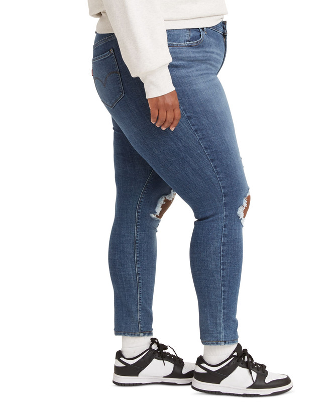 Levi's Women's Trendy Plus Size 711 Skinny Jeans - Picture 6 of 6