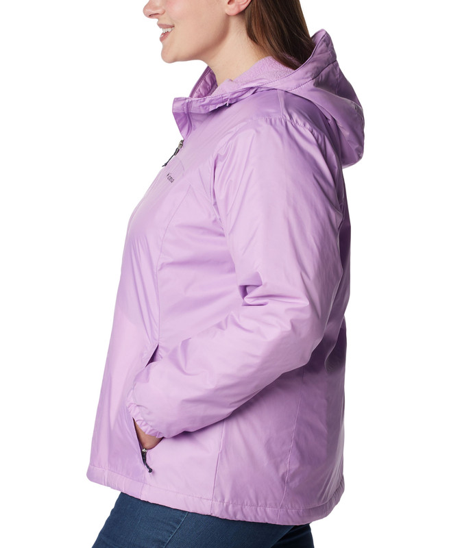 Columbia Women's Plus Size Switchback Sherpa-Lined Jacket - Picture 8 of 12