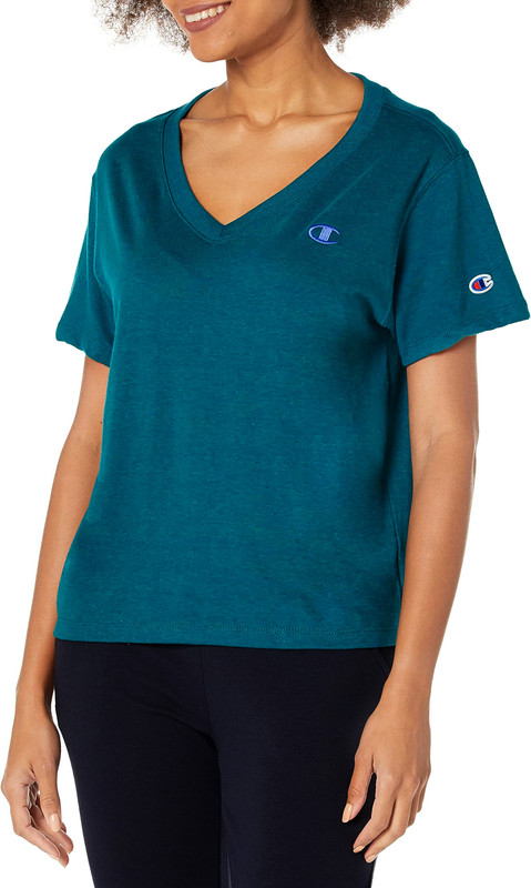 Camiseta relajada con cuello en V Champion para mujer - Imagen 9 de 12