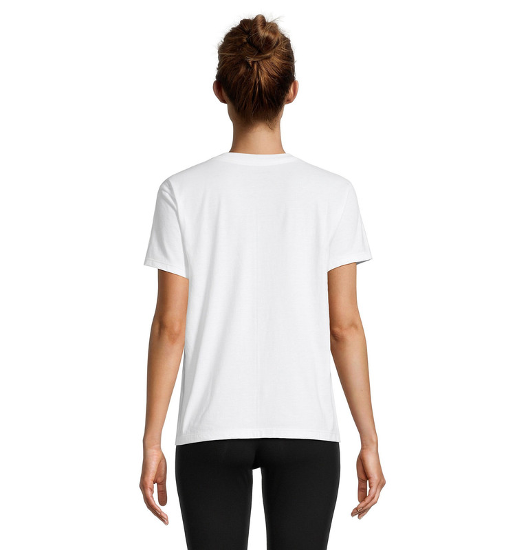 Camiseta clásica de algodón con logotipo de cuello redondo Champion para mujer - Imagen 8 de 10