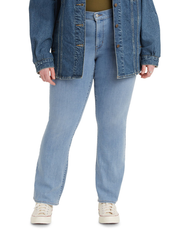 Levi's Women's Trendy Plus Size Classic Bootcut Jeans - Picture 8 of 10