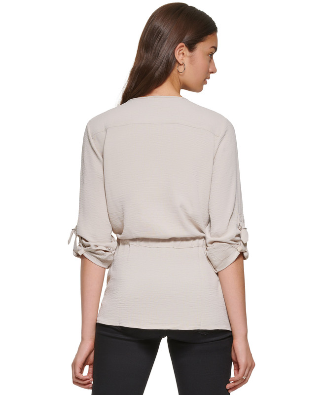 Camisa para mujer Calvin Klein con botones en la cintura - Imagen 7 de 8