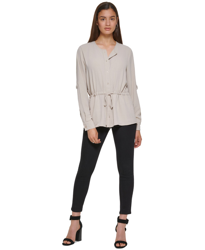 Camisa para mujer Calvin Klein con botones en la cintura - Imagen 8 de 8