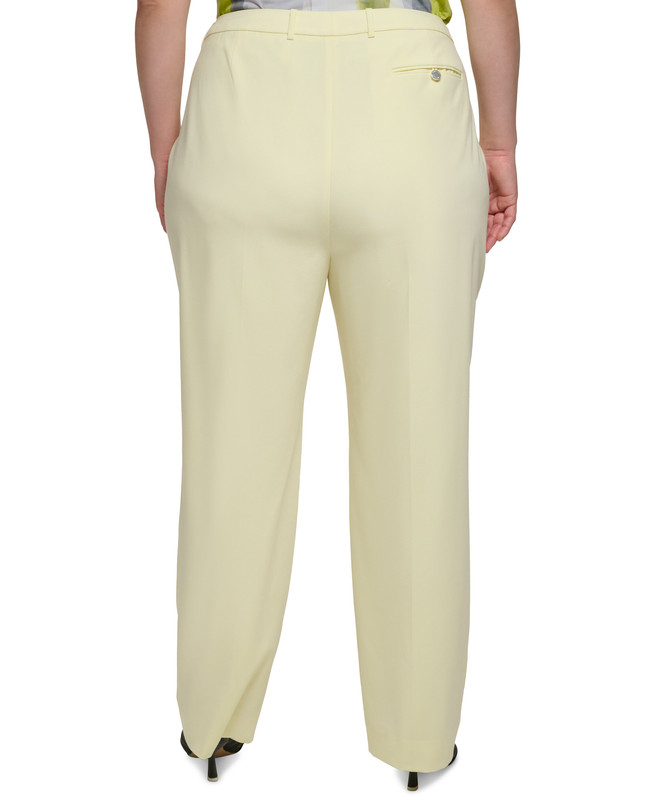 Pantalones para mujer Calvin Klein talla grande Lux corte moderno - Imagen 15 de 16