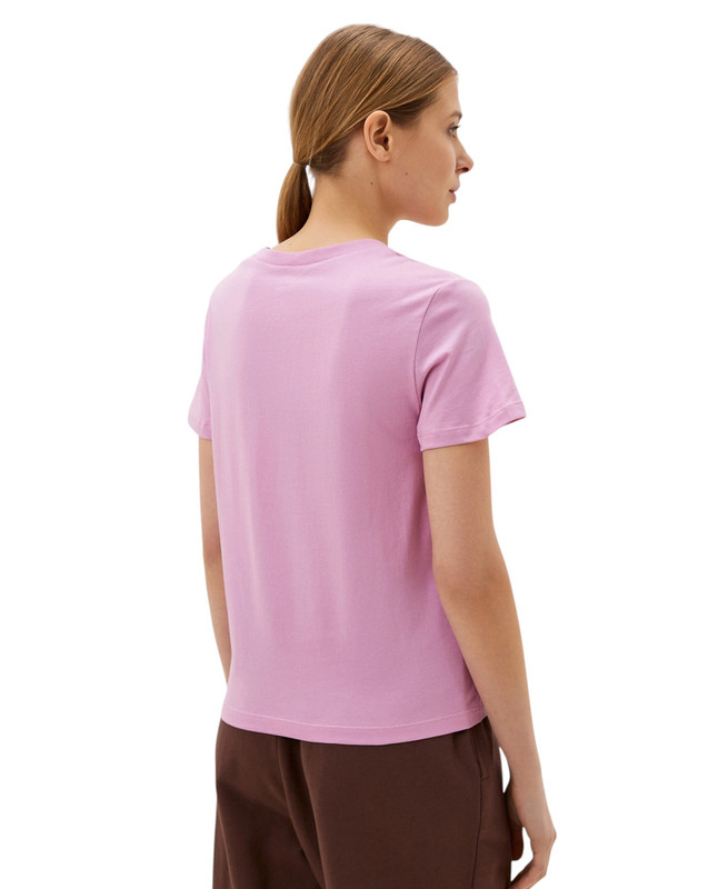 Camiseta de algodón con bolsillo con logotipo pequeño activa Reebok para mujer - Imagen 5 de 6