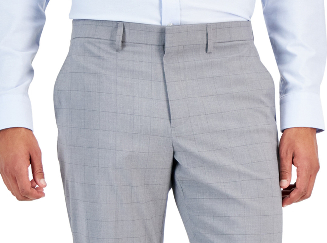 Perry Ellis Portfolio Men's Slim-Fit Stretch Pants - Picture 6 of 11