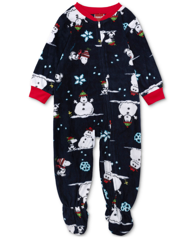 Briefly Stated Baby Peanuts Footed Pajamas - Picture 5 of 5