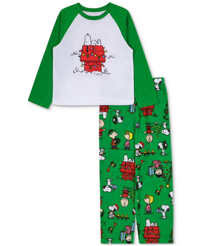 Briefly Stated Toddler & Little Kids 2-Pc. Peanuts Pajamas Set - Picture 3 of 4
