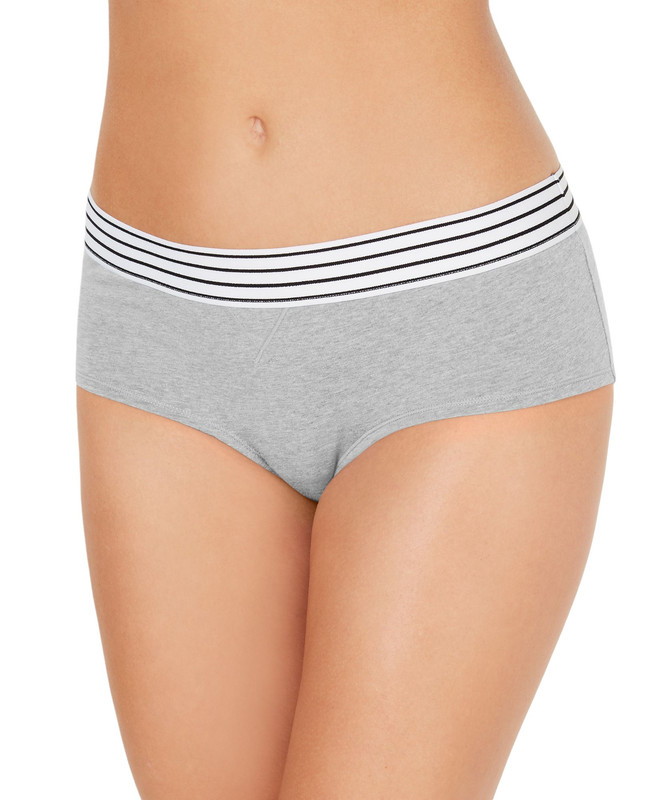 Jenni Women's Elastic Waistband Cotton Hipster Underwear - Picture 2 of 2