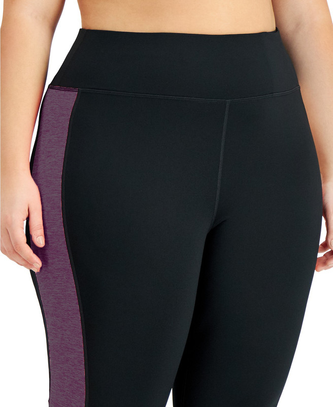 ID Ideology Women's Plus Size Colorblocked Capri Leggings - Picture 25 of 51